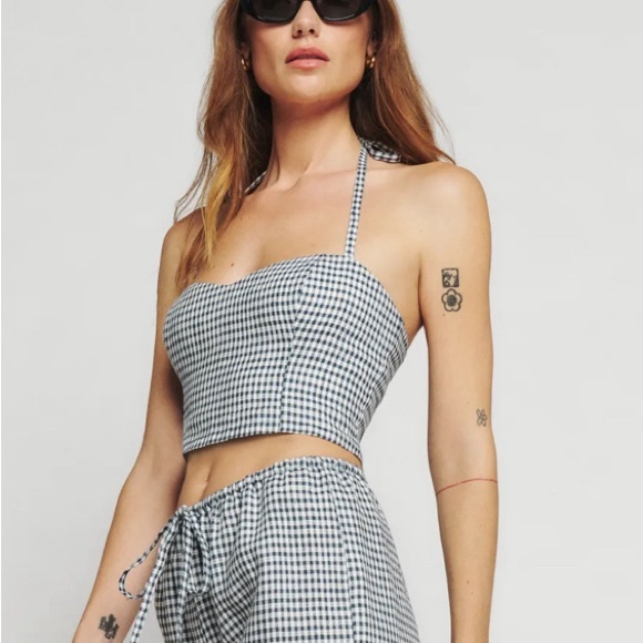 NWT Reformation Jaida Linen Two Piece *top only* - Picture 6 of 6